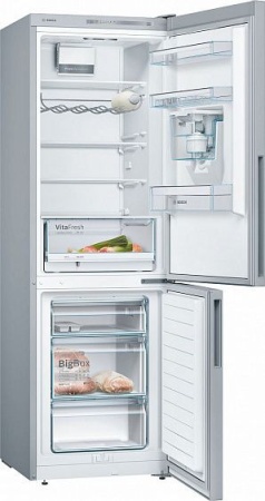 Холодильник Bosch KGW36XL30 нержавеющая сталь купить с доставкой по Москве и Московской области в интернет-магазине ТехноВегас