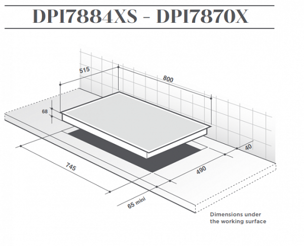 Варочная поверхность DE DIETRICH DPI7884XS