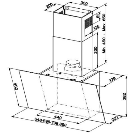 Вытяжка Faber Daisy EG6 LED BK A55 купить с доставкой по Москве и Московской области в интернет-магазине ТехноВегас