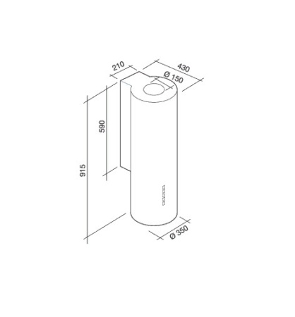 Вытяжка FALMEC POLAR WHITE 35 wh купить с доставкой по Москве и Московской области в интернет-магазине ТехноВегас