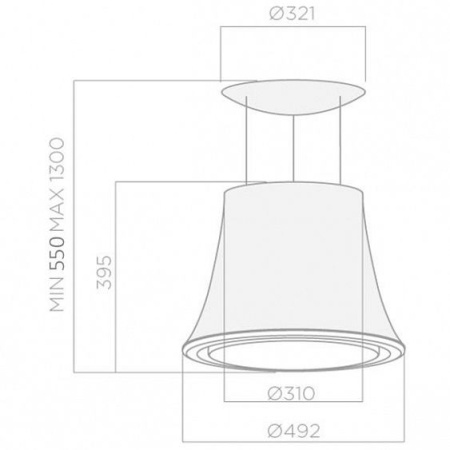 Вытяжка ELICA AUDREY JAZZ/F/50 купить с доставкой по Москве и Московской области в интернет-магазине ТехноВегас