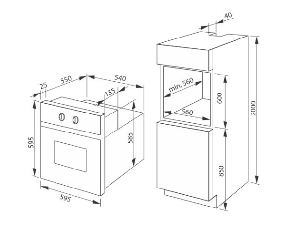 Духовой шкаф WEISSGAUFF oe 69 pdx купить с доставкой по Москве и Московской области в интернет-магазине ТехноВегас