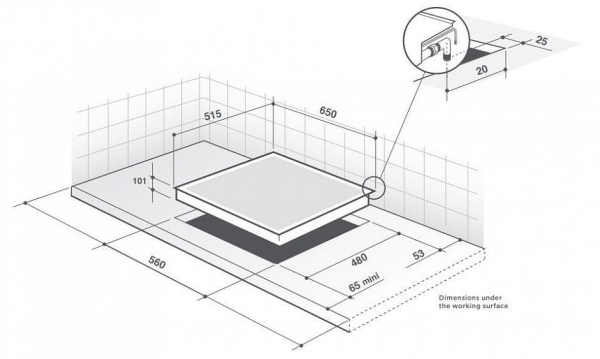 Варочная поверхность DE DIETRICH DPG7640B купить с доставкой по Москве и Московской области в интернет-магазине ТехноВегас
