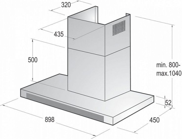 Вытяжка Gorenje GHT 93 X купить с доставкой по Москве и Московской области в интернет-магазине ТехноВегас