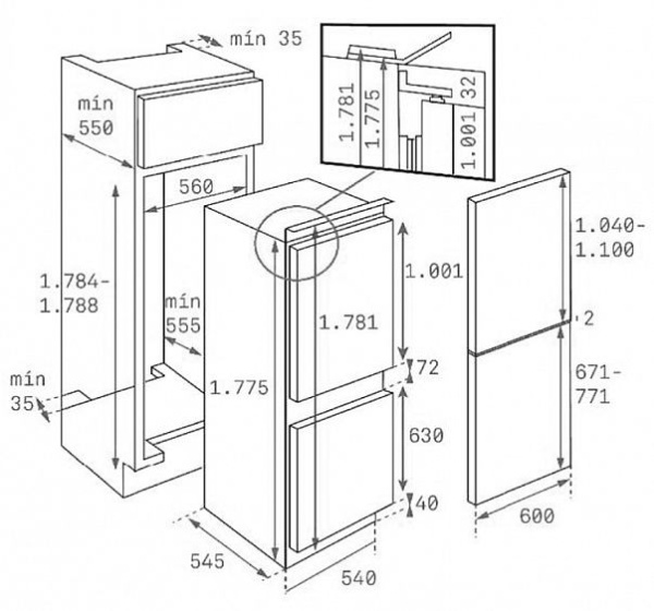 Холодильник TEKA CI3 320 (RU) (40633705)