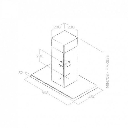 Вытяжка  ELICA GALAXY ISLAND WHIX/A/90X45 купить с доставкой по Москве и Московской области в интернет-магазине ТехноВегас