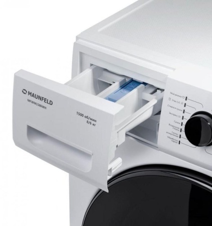 Стиральная машина с сушкой MAUNFELD MFWM1586WH купить с доставкой по Москве и Московской области в интернет-магазине ТехноВегас