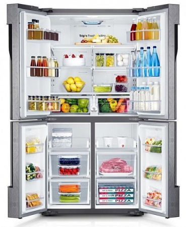 Холодильник Samsung RF905QBLAXW серебристый купить с доставкой по Москве и Московской области в интернет-магазине ТехноВегас