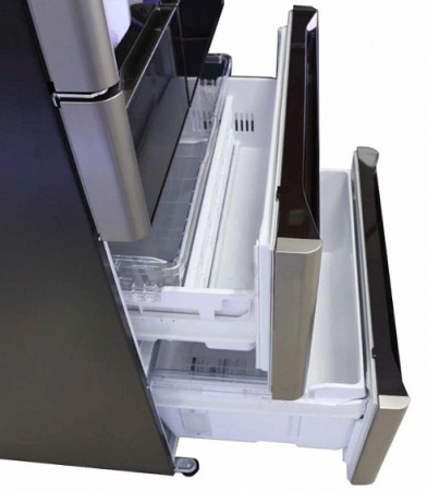 Холодильник  HITACHI R-G630GU XK (Crystal Black) купить с доставкой по Москве и Московской области в интернет-магазине ТехноВегас