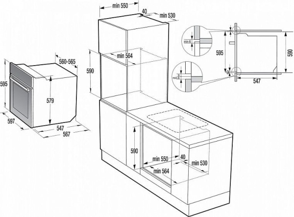 Духовой шкаф GORENJE bop 658 st купить с доставкой по Москве и Московской области в интернет-магазине ТехноВегас