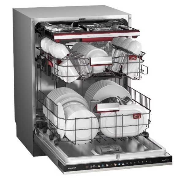 Встраиваемая посудомоечная машина Toshiba DW-16B1(B)-RU купить с доставкой по Москве и Московской области в интернет-магазине ТехноВегас
