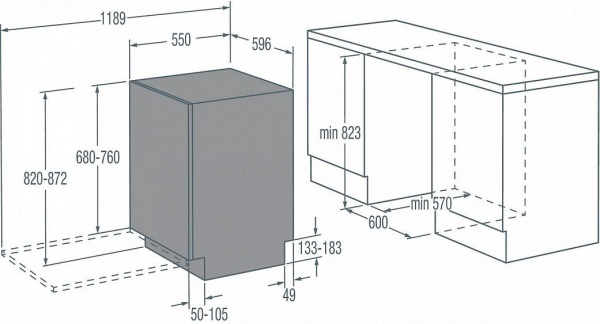 Встраиваемая посудомоечная машина GORENJE GDV674X купить с доставкой по Москве и Московской области в интернет-магазине ТехноВегас