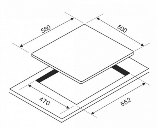 Поверхность ZIGMUND & SHTAIN gn 63.61 s купить с доставкой по Москве и Московской области в интернет-магазине ТехноВегас