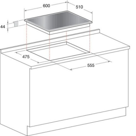 Поверхность HOTPOINT-ARISTON 641 DD HA (BK) купить с доставкой по Москве и Московской области в интернет-магазине ТехноВегас