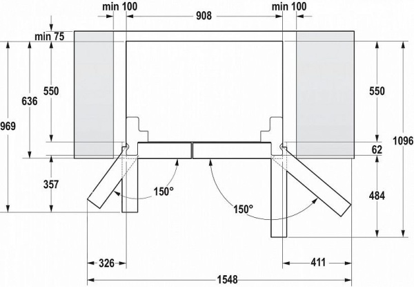 Холодильник Gorenje NRS9181MX купить с доставкой по Москве и Московской области в интернет-магазине ТехноВегас