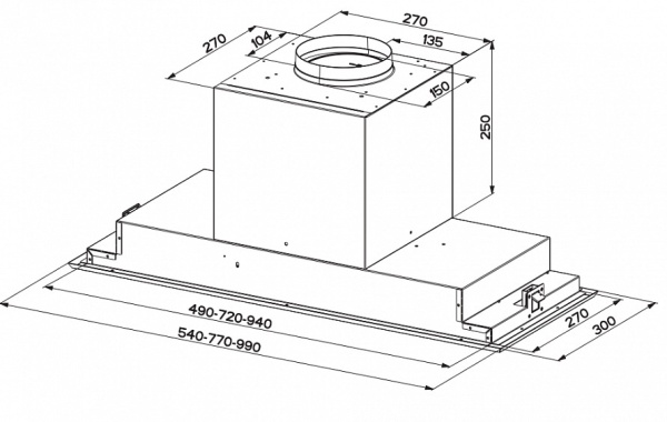 Вытяжка FABER VICTORY 2.0 X A99