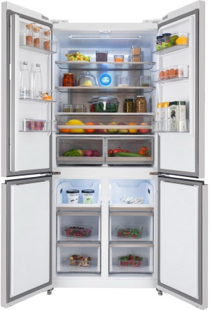 Холодильник HIBERG RFQ-600DX NFGW inverter купить с доставкой по Москве и Московской области в интернет-магазине ТехноВегас