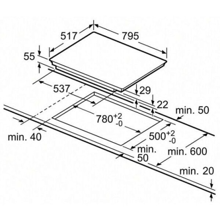 Индукционная варочная панель Neff T48BT00N0 купить с доставкой по Москве и Московской области в интернет-магазине ТехноВегас