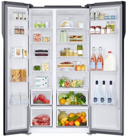 Холодильник Samsung RS55K50A02A серебристый купить с доставкой по Москве и Московской области в интернет-магазине ТехноВегас