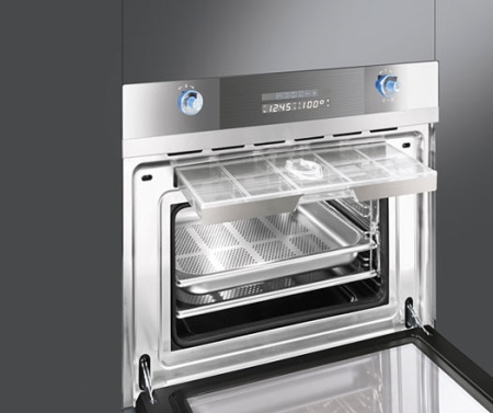 Пароварка встраиваемая SMEG sc45v2 купить с доставкой по Москве и Московской области в интернет-магазине ТехноВегас