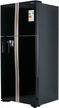 Холодильник  HITACHI r-w662 pu3 gbk черный купить с доставкой по Москве и Московской области в интернет-магазине ТехноВегас