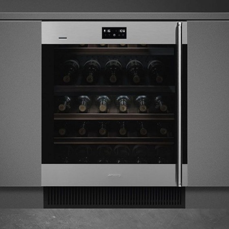 Встраиваемый винный шкаф SMEG CVI338LWX2 купить с доставкой по Москве и Московской области в интернет-магазине ТехноВегас
