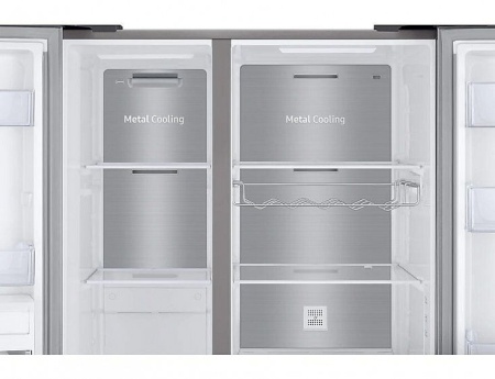 Холодильник Samsung RS63R5571SL нержавеющая сталь купить с доставкой по Москве и Московской области в интернет-магазине ТехноВегас