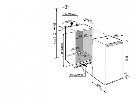 Холодильник LIEBHERR ikb 2350 купить с доставкой по Москве и Московской области в интернет-магазине ТехноВегас