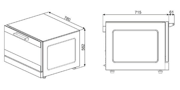 Конвекционная печь SMEG  alfa 144 gh1 купить с доставкой по Москве и Московской области в интернет-магазине ТехноВегас