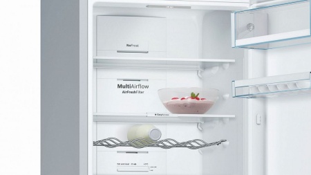 Холодильник Bosch KGN36ML3A серебристый купить с доставкой по Москве и Московской области в интернет-магазине ТехноВегас