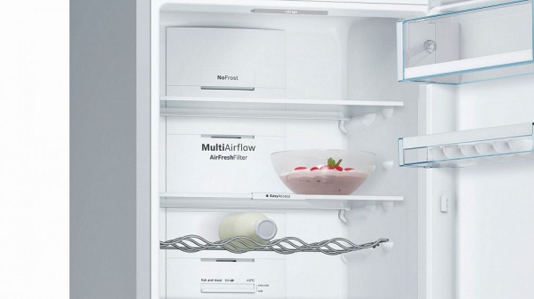 Холодильник Bosch KGN36ML3A серебристый купить с доставкой по Москве и Московской области в интернет-магазине ТехноВегас