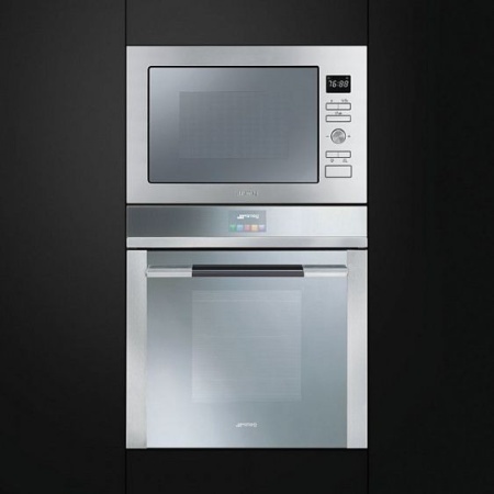 Микроволновая печь SMEG FMI025X купить с доставкой по Москве и Московской области в интернет-магазине ТехноВегас