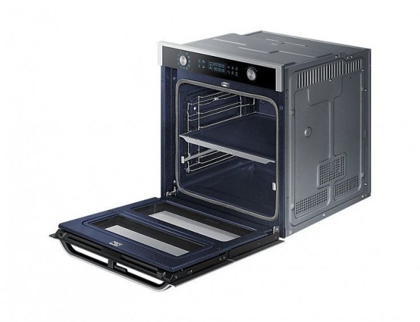 Духовой шкаф Samsung Dual Cook Flex NV75N7677RS нержавеющая сталь купить с доставкой по Москве и Московской области в интернет-магазине ТехноВегас