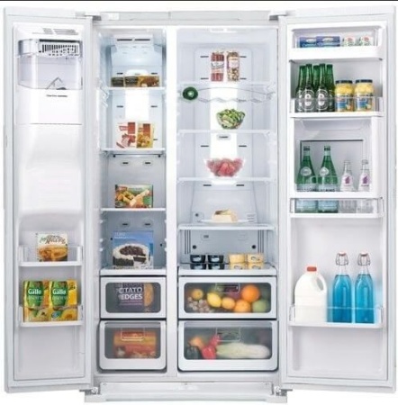 Холодильник Samsung RSH7PNSW белый купить с доставкой по Москве и Московской области в интернет-магазине ТехноВегас