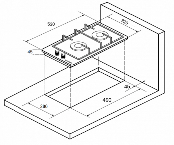 Варочная поверхность KUPPERSBERG FBG 36 WG