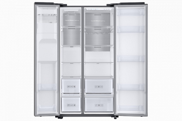 Холодильник Samsung RS68N8240SL серебристый купить с доставкой по Москве и Московской области в интернет-магазине ТехноВегас