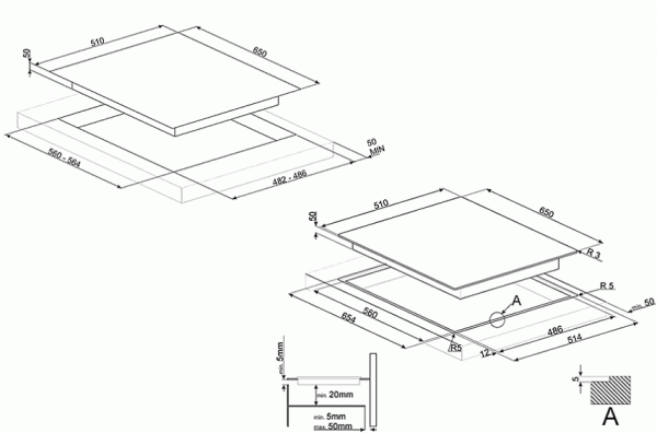 Варочная панель SMEG PV364LCN купить с доставкой по Москве и Московской области в интернет-магазине ТехноВегас