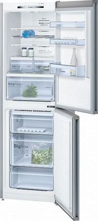 Холодильник Bosch KGN34VL35 серебристый купить с доставкой по Москве и Московской области в интернет-магазине ТехноВегас