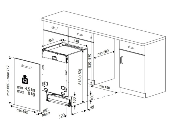 Встраиваемая посудомоечная машина Grundig GSVP4051Q купить с доставкой по Москве и Московской области в интернет-магазине ТехноВегас