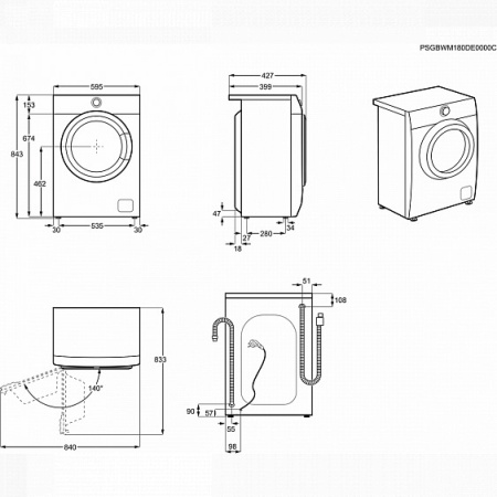 Стиральная машина ELECTROLUX EW6S3R06S купить с доставкой по Москве и Московской области в интернет-магазине ТехноВегас