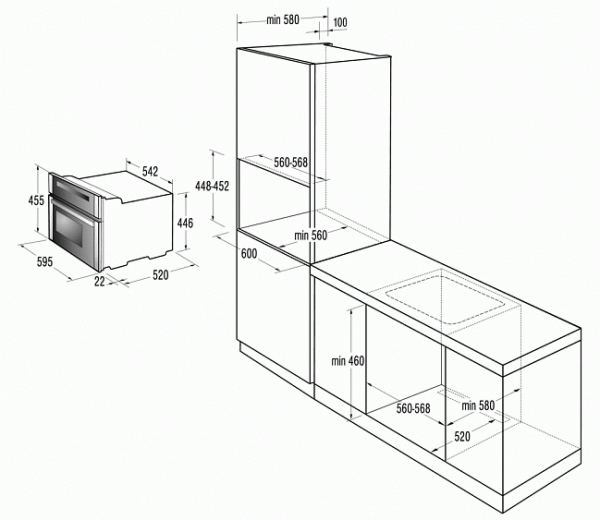 Микроволновая печь GORENJE boc 5322 ax