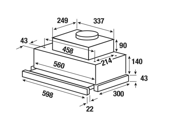 Встраиваемая вытяжка Kuppersbusch DEF 6800.0 E купить с доставкой по Москве и Московской области в интернет-магазине ТехноВегас