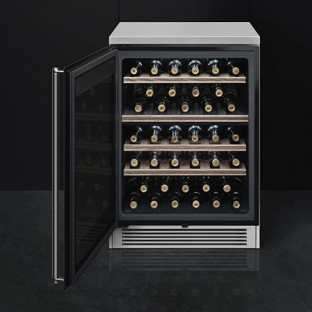 Винный шкаф SMEG CVF338XS купить с доставкой по Москве и Московской области в интернет-магазине ТехноВегас
