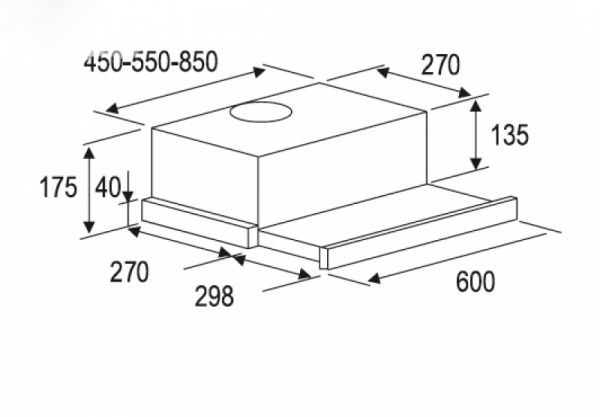 Вытяжка KUPPERSBERG slimlux ii 60 sg