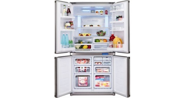 Холодильник side-by-side SHARP sj-f96spbk купить с доставкой по Москве и Московской области в интернет-магазине ТехноВегас