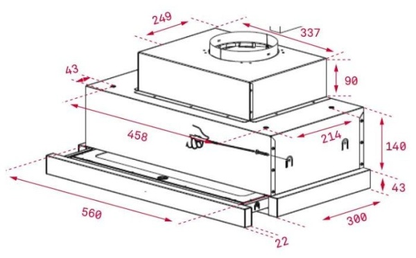 Вытяжка TEKA CNL 6815 PLUS INOX купить с доставкой по Москве и Московской области в интернет-магазине ТехноВегас