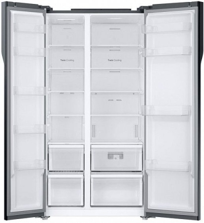 Холодильник Samsung RS55K50A02A серебристый купить с доставкой по Москве и Московской области в интернет-магазине ТехноВегас