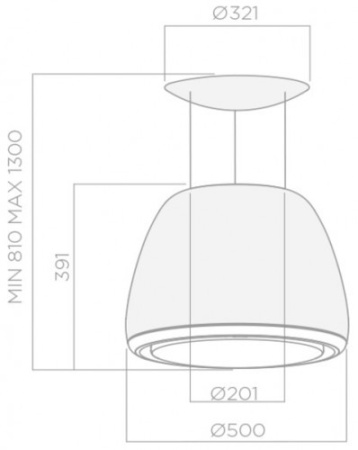 Вытяжка ELICA EDITH CLASSIC/F/50 купить с доставкой по Москве и Московской области в интернет-магазине ТехноВегас