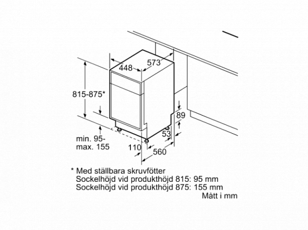 Встраиваемая посудомоечная машина Bosch SPU 45II00S