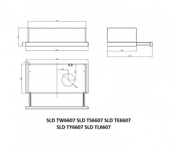 Вытяжка SCHAUB LORENZ SLD TY6607 купить с доставкой по Москве и Московской области в интернет-магазине ТехноВегас